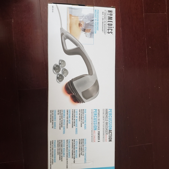 HoMedics Gray Percussion Action Handheld Massager - Picture 1 of 2